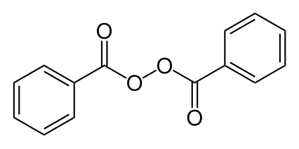 molecuul benzoylperoxide